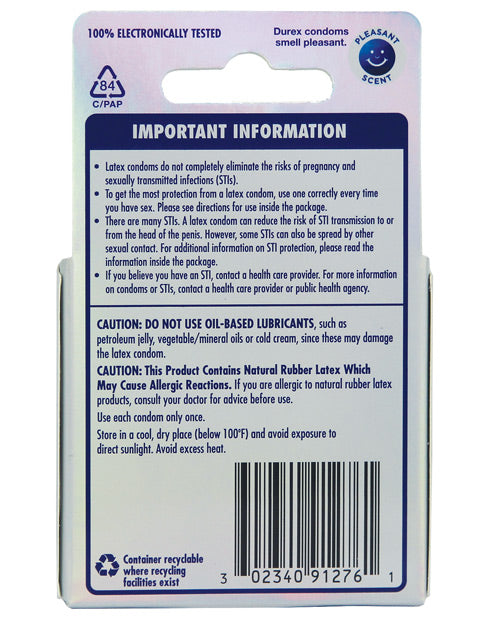 Durex Invisible Ulta Thin Condom - Box of 3