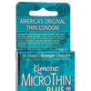 Kimono Micro Thin Aqua Lube Condom - Box of 3