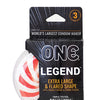 One The Legend XL Condoms - Box of 3