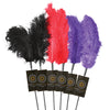 Sportsheets Ostrich Feather Ticklers - 6 of Asst. Colors
