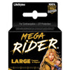 Contempo Mega Rider Large Condom - Pack of 3
