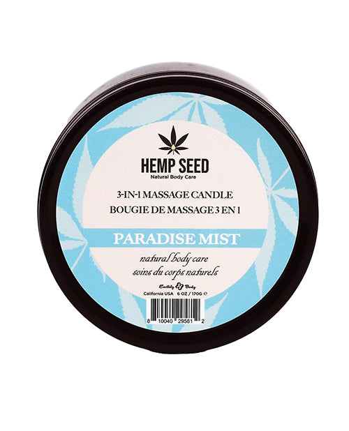 Earthly Body Summer 2023 3 in 1 Massage Candle - 6 oz Paradise Mist