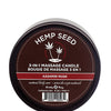 Earthly Body Suntouched Hemp Candle - 6 oz Round Tin Kashmir Musk