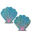 Pastease Premium Glitter Shell - Seafoam Green and Pink O/S