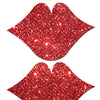 Pastease Premium Glitter Lips - Red O/S
