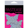 Pastease Premium  Glitter Butterfly - Silver O/S