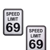 Pastease Premium Speed Limit 69 - White/Black O/S