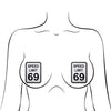 Pastease Premium Speed Limit 69 - White/Black O/S
