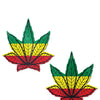 Pastease Premium Marijuana Leafs - Rasta O/S