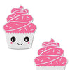 Pastease Premium Cupcake Glittery Frosting Nipple Pastie - White O/S