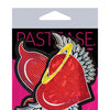 Pastease Premium Angel & Devil Glitter Heart - Red O/S