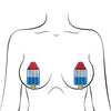 Pastease Premium Bomb Pop - Red/White/Blue O/S