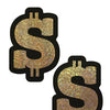 Pastease Premium Glitter Dollar Sign - Gold O/S
