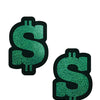 Pastease Premium Glitter Dollar Sign - Green O/S