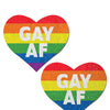 Pastease Premium Gay AF - Rainbow O/S
