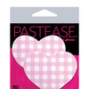 Pastease Premium Gingham Heart - Pink O/S