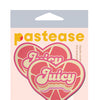 Pastease Premium Retro Heart Juicy - Pink Grapefruit O/S