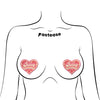 Pastease Premium Retro Heart Juicy - Pink Grapefruit O/S