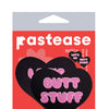 Pastease Premium Heart Let's Do Butt Stuff - Black/Pink O/S