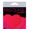 Pastease Basic Heart Black Light Reactive - Neon Red O/S