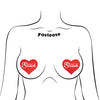 Pastease Premium Heart Snack - Red O/S