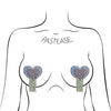 Pastease Tassel Glitter Heart - Silver O/S