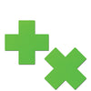 Pastease Basic Plus X Black Light Reactive - Neon Green O/S