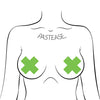 Pastease Basic Plus X Black Light Reactive - Neon Green O/S