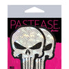 Pastease Premium Glittering Punisher Skull - White/Black O/S