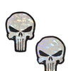 Pastease Premium Glittering Punisher Skull - White/Black O/S