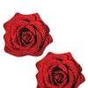 Pastease Premium Glitter Velvet Blooming Rose - Red O/S
