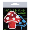 Pastease Premium Shiny Glow in the Dark Shroom - Red/White O/S