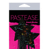 Pastease Tassel Glitter Star - Black O/S