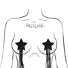 Pastease Tassel Glitter Star - Black O/S