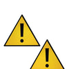 Pastease Premium Exclamation Warning Sign - Yellow