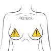 Pastease Premium Exclamation Warning Sign - Yellow