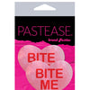 Pastease Premium Bite Me Heart - Pink/Red O/S