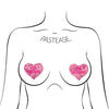 Pastease Premium I'm Horny Heart - Pink/Red O/S