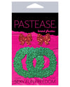 Pastease Premium Glitter Wreath w/Bow Nipple Covers - Red O/S