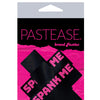 Pastease Premium Spank Me Plus - Black/Pink O/S