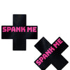 Pastease Premium Spank Me Plus - Black/Pink O/S