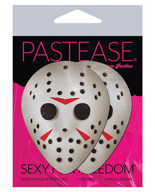Pastease Premium Scary Halloween Hockey Mask  - White O/S