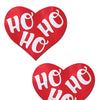 Ho Ho Ho Hearts - Red & White O/S