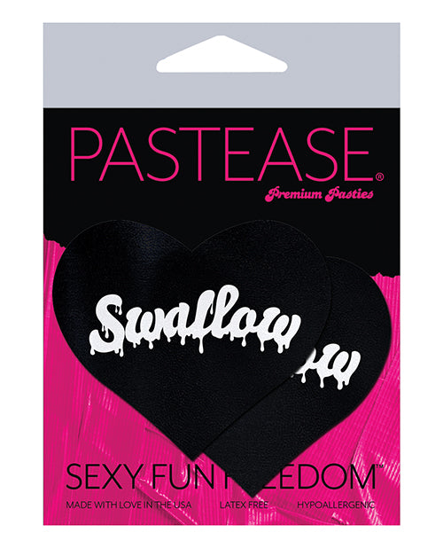 Pastease Premium Swallow Hearts - Black/White O/S