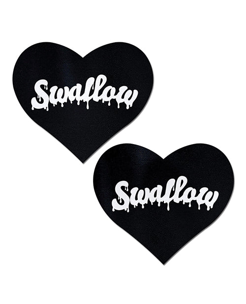 Pastease Premium Swallow Hearts - Black/White O/S