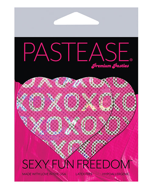 Pastease Premium Glitter XOXO Heart - Pink/White O/S