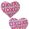 Pastease Premium Glitter XOXO Heart - Pink/White O/S