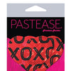 Pastease Premium Glitter XOXO Heart - Red/Black O/S