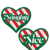 Pastease Premium Naughty/Nice Candy Canes Heart - Multicolor  O/S