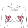 Pastease Premium Holiday Candy Cane Heart  - Red/White O/S